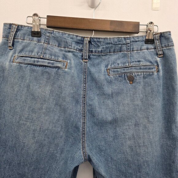 Lauren Ralph Lauren Womens 10P Blue Denim Capris Classic Fit Cotton Jean Pants - Picture 7 of 12